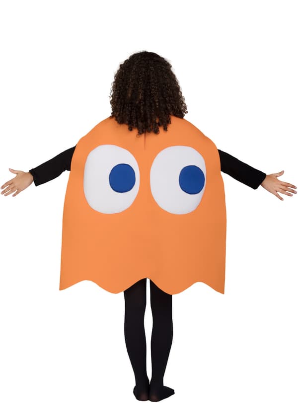 Funidelia | Spöket Clyde Maskeraddräkt - Pac-Man OFFICIELLA för flicka och pockje ▶ Videospel, 80 tals, Arcade - Orange