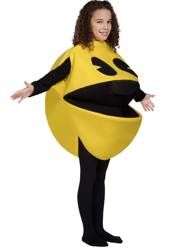 Funidelia | Pac-Man Maskeraddräkt OFFICIELLA för flicka och pockje ▶ Videospel, 80 tals, Arcade - Gul