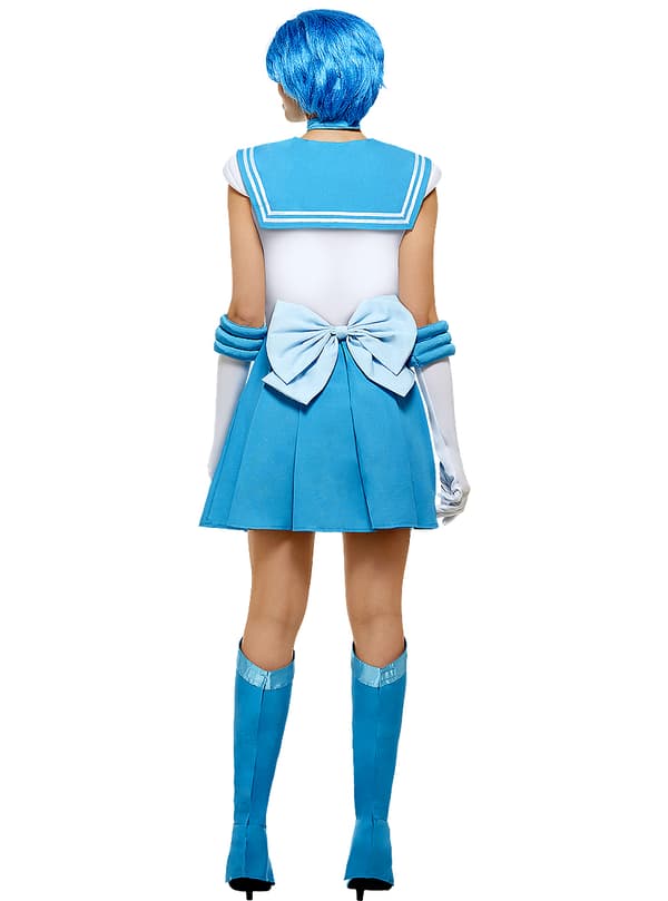 Funidelia | Sailor Mercury Maskeraddräkt - Sailor Moon OFFICIELLA för dam ▶ Anime, Cosplay, Usagi Tsukino, Tecknad - Blå