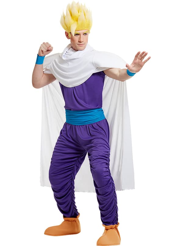 Funidelia | Son Gohan kostyme - Dragon Ball OFFISIELL til mann ▶ Gohan, Anime, Tegneserie - Lilla