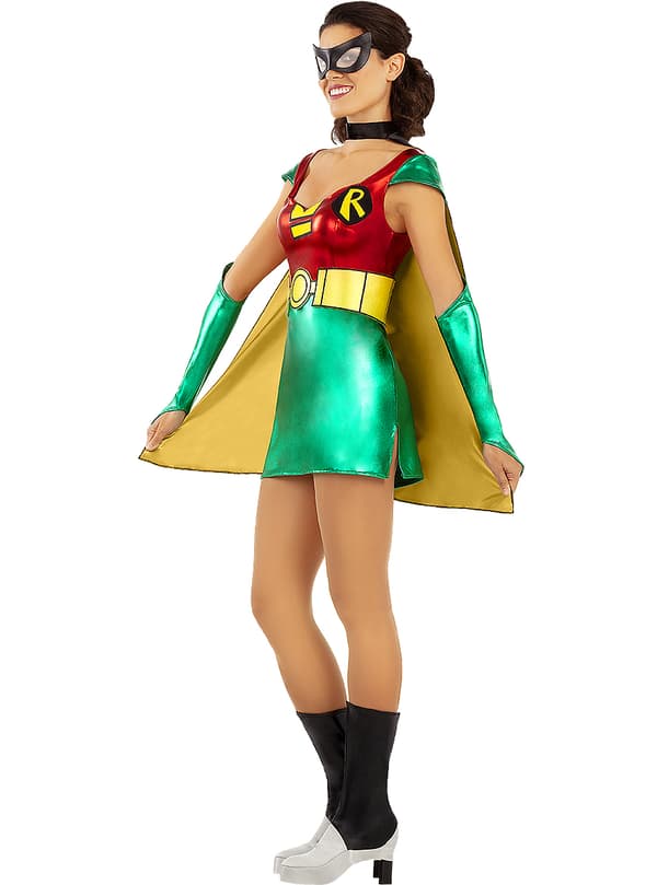 Funidelia | Robin asu VIRALLINEN naisille ▶ Ihmepoika, Supersankarit, DC Comics