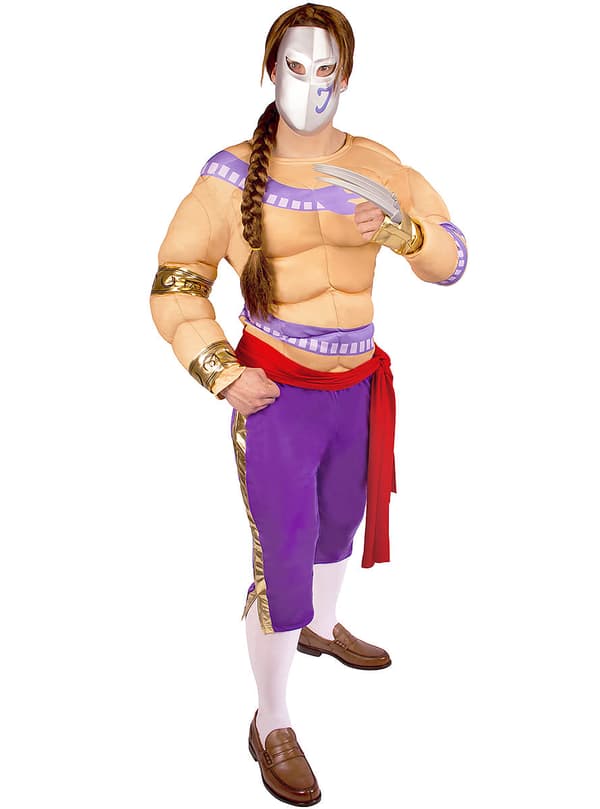 Funidelia | Vega Maskeraddräkt - Street Fighter OFFICIELLA för herr ▶ Videospel, 80 tals, Arcade - Lila
