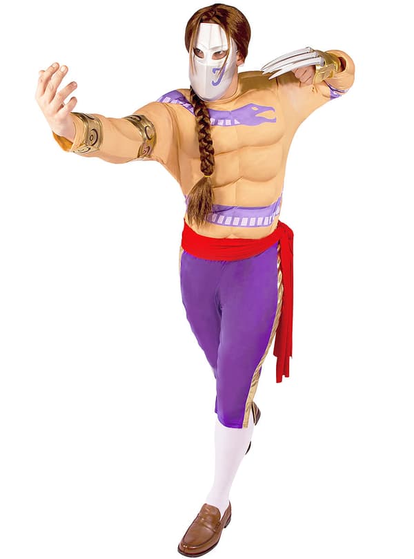 Funidelia | Vega Maskeraddräkt - Street Fighter OFFICIELLA för herr ▶ Videospel, 80 tals, Arcade - Lila