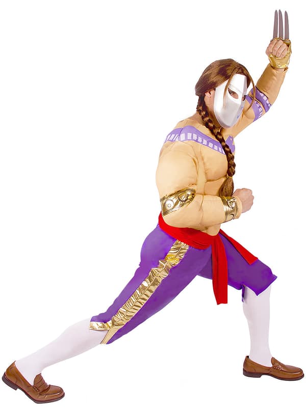 Funidelia | Vega Maskeraddräkt - Street Fighter OFFICIELLA för herr ▶ Videospel, 80 tals, Arcade - Lila