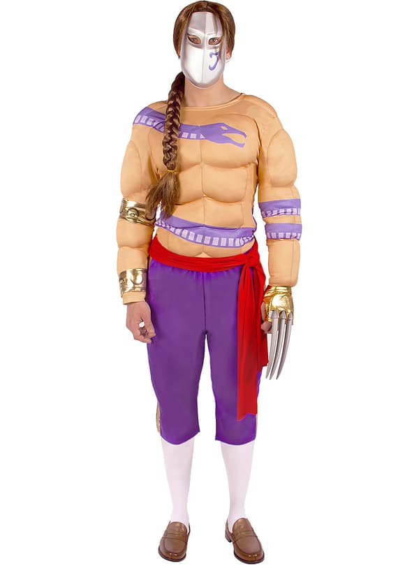 Funidelia | Vega Maskeraddräkt - Street Fighter OFFICIELLA för herr ▶ Videospel, 80 tals, Arcade - Lila