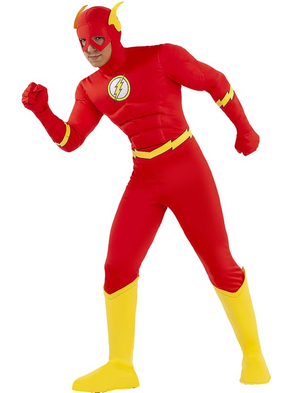 Funidelia | Flash Maskeraddräkt OFFICIELLA för herr ▶ Superhjältar, DC Comics, Justice League
