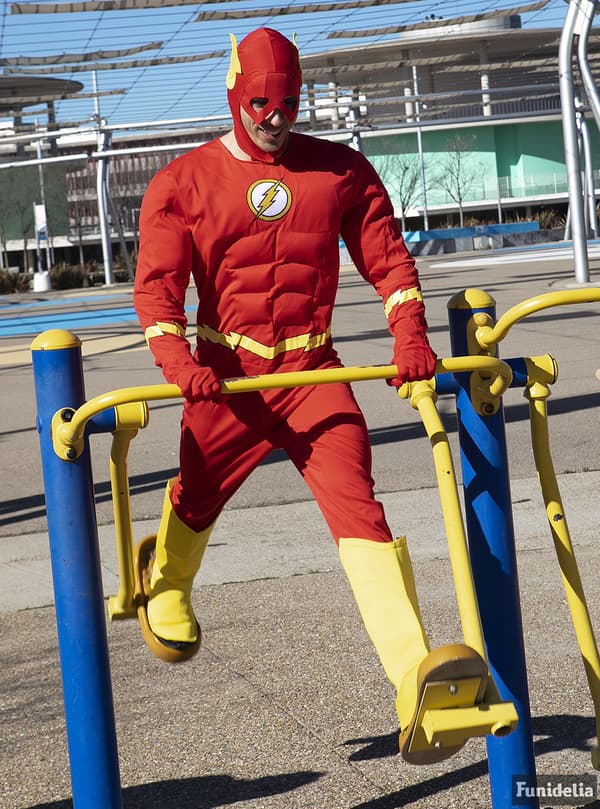 Funidelia | Flash Maskeraddräkt OFFICIELLA för herr ▶ Superhjältar, DC Comics, Justice League