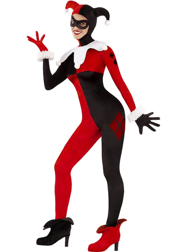 Funidelia | Harley Quinn kostume - DC Comics OFFICIELLE til kvinder ▶ Superhelte, DC Comics, Suicide Squad, Skurke