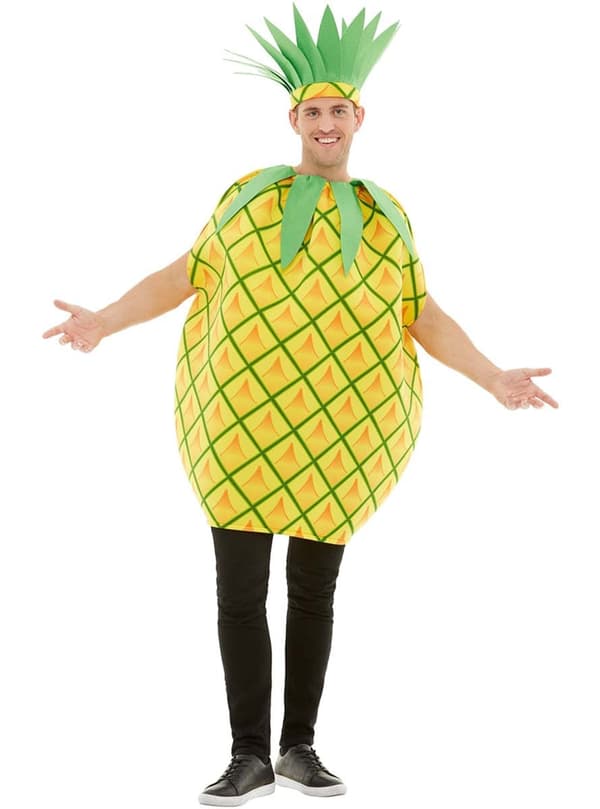 Funidelia | Ananas dräkt för dam och herr ▶ Frukter, Mat - Gul One size