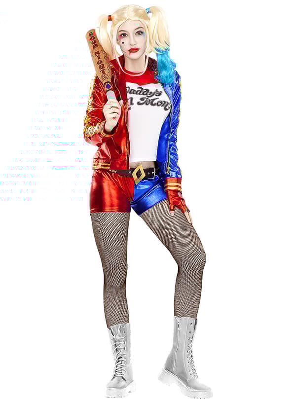 Funidelia | Harley Quinn Maskeraddräkt - Suicide Squad OFFICIELLA för dam ▶ Superhjältar, DC Comics, Suicide Squad, Skurkar - Blå