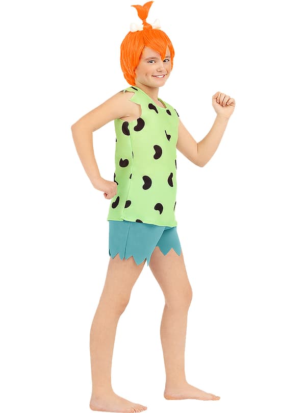 Funidelia | Pebbles Maskeraddräkt - Familjen Flinta OFFICIELLA för flicka ▶ The Flintstones, Tecknad, Familjen Flinta, Grottmänniska