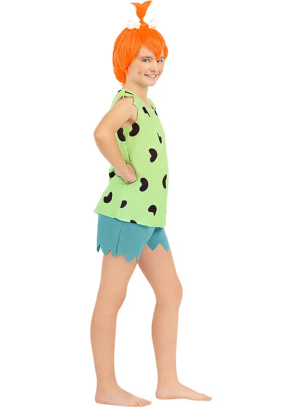 Funidelia | Pebbles Maskeraddräkt - Familjen Flinta OFFICIELLA för flicka ▶ The Flintstones, Tecknad, Familjen Flinta, Grottmänniska