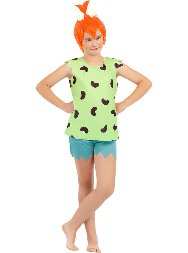 Funidelia | Siru Kivinen asu - Kiviset ja Soraset VIRALLINEN tytöille ▶ The Flintstones, Piirretty, Kiviset ja Soraset, Luolamies 5-6 years