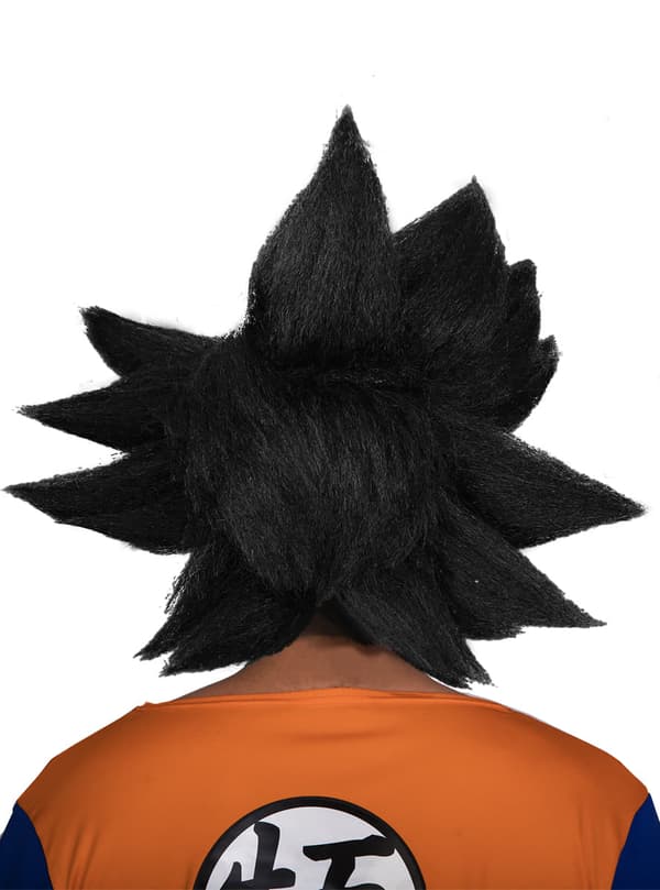 Funidelia | Gokun peruukki - Dragon Ball VIRALLINEN miehille ▶ Son Goku, Manga, Piirretty - Musta, asusteet asuihin