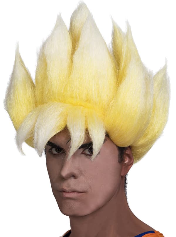 Funidelia | Super Saiyan Peruk - Dragon Ball OFFICIELLA för herr ▶ Manga, Saiyan, Tecknad - Gul, accessoarer för maskeraddräkter