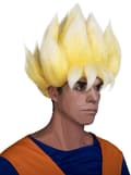 Miniatyrbild 2 av 11: Funidelia | Super Saiyan Peruk - Dragon Ball OFFICIELLA för herr ▶ Manga, Saiyan, Tecknad - Gul, accessoarer för maskeraddräkter
