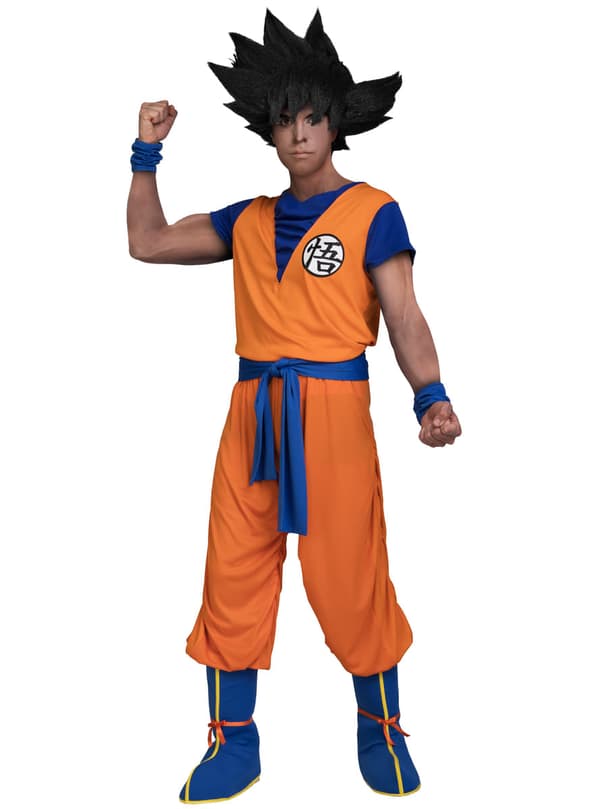 Funidelia | Goku kostyme - Dragon Ball OFFISIELL til mann ▶ Son Goku, Manga, Tegneserie - Oransje
