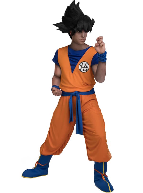 Funidelia | Goku kostyme - Dragon Ball OFFISIELL til mann ▶ Son Goku, Manga, Tegneserie - Oransje