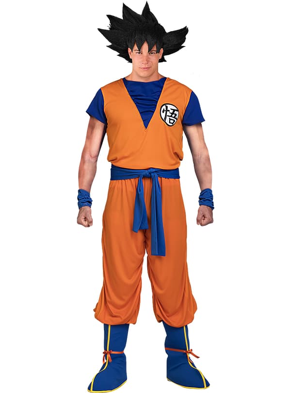 Funidelia | Goku Kostume - Dragon Ball OFFICIELLE til mænd ▶ Son Goku, Manga, Tegneserier - Orange XL