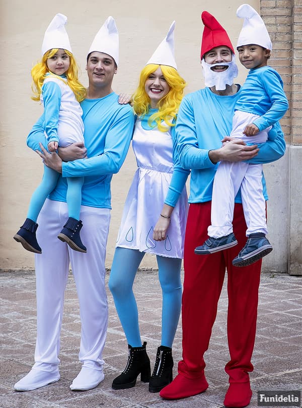 Funidelia | Smurfan Maskeraddräkt OFFICIELLA för flicka ▶ The Smurfs, Tecknad, Smurfarna, Dvärg - Blå