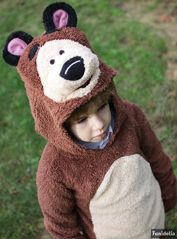 Funidelia | Bjørne Kostume - Masha og bjørnen til drenge ▶ Masha and the Bear, Tegneserier - Brun