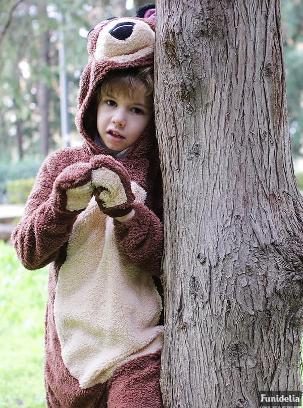 Funidelia | Bjørne Kostume - Masha og bjørnen til drenge ▶ Masha and the Bear, Tegneserier - Brun