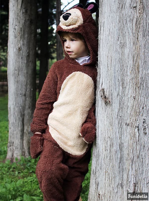 Funidelia | Bjørne Kostume - Masha og bjørnen til drenge ▶ Masha and the Bear, Tegneserier - Brun