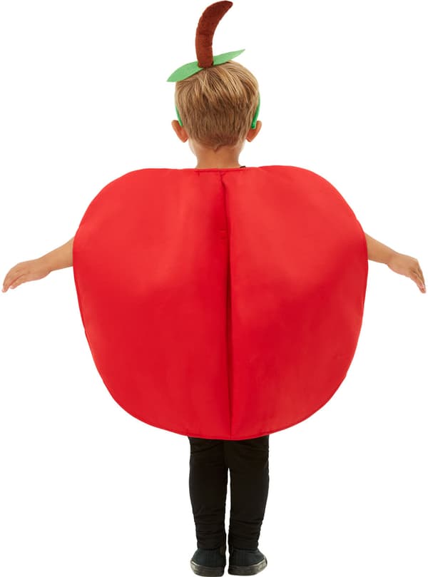 Funidelia | Äpple dräkt för flicka och pockje ▶ Frukter, Mat - Röd