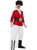 Miniatyrbild 2 av 9: Funidelia | Mr Satan Maskeraddräkt - Dragon Ball OFFICIELLA för herr ▶ Manga, Saiyan, Tecknad - Röd