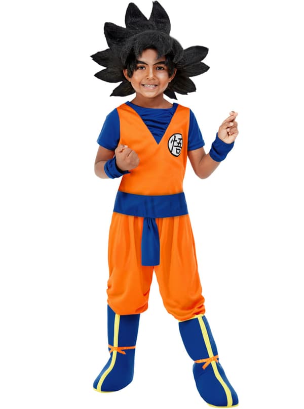 Funidelia | Goku Maskeraddräkt - Dragon Ball OFFICIELLA för pokje ▶ Son Goku, Manga, Tecknad - Orange 7-9 years