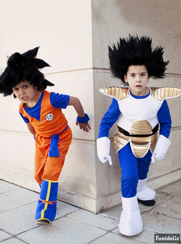 Funidelia | Goku Kostume - Dragon Ball OFFICIELLE til drenge ▶ Son Goku, Manga, Tegneserier - Orange