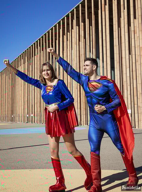 Funidelia | Superskostyme - Justice League OFFISIELL til mann ▶ Man of Steel, Superhelt, DC Comics, Justice League