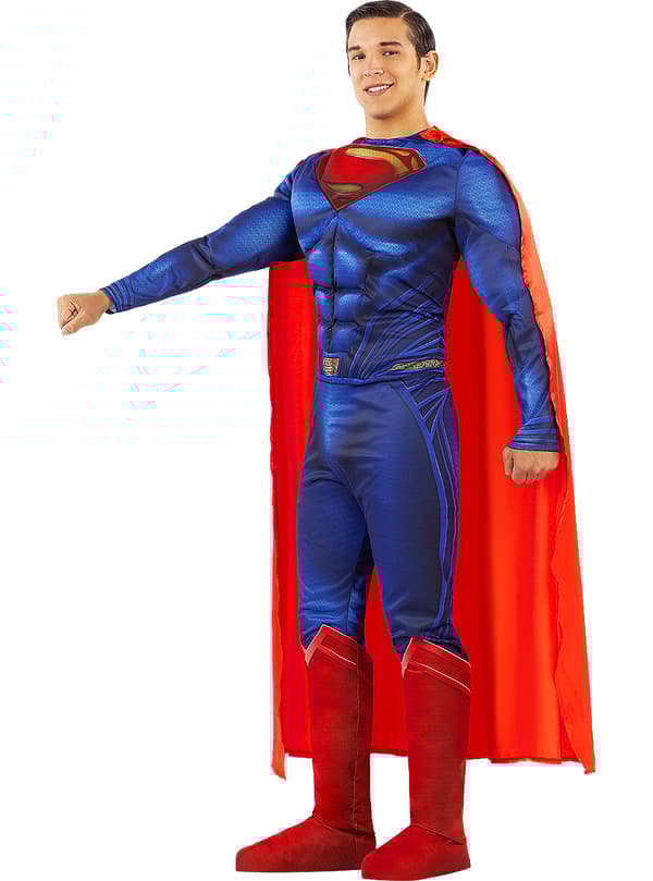 Funidelia | Superman Maskeraddräkt - The Justice League OFFICIELLA för herr ▶ Man of Steel, Superhjältar, DC Comics, Justice League