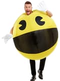 Miniatyrbild 1 av 6: Funidelia | Pac-Man Maskeraddräkt Uppblåsbar OFFICIELLA för dam och herr ▶ Videospel, 80 tals, Arcade - Gul