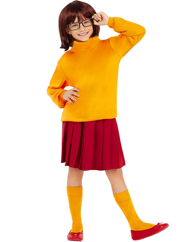 Funidelia | Velma Maskeraddräkt - Scooby Doo OFFICIELLA för flicka ▶ Scooby Doo, Tecknad