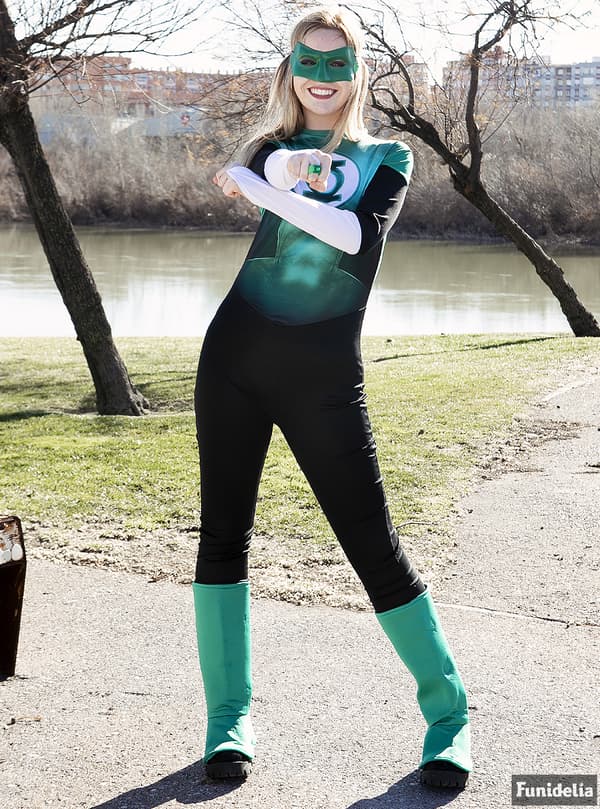 Funidelia | Green Lantern Kostume OFFICIELLE til kvinder ▶ Superhelte, DC Comics, Justice League, Green Lantern