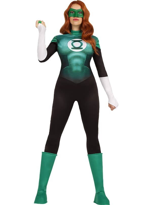 Funidelia | Vihreä Lyhty asu VIRALLINEN naisille ▶ Supersankarit, DC Comics, Justice League, Green Lantern M