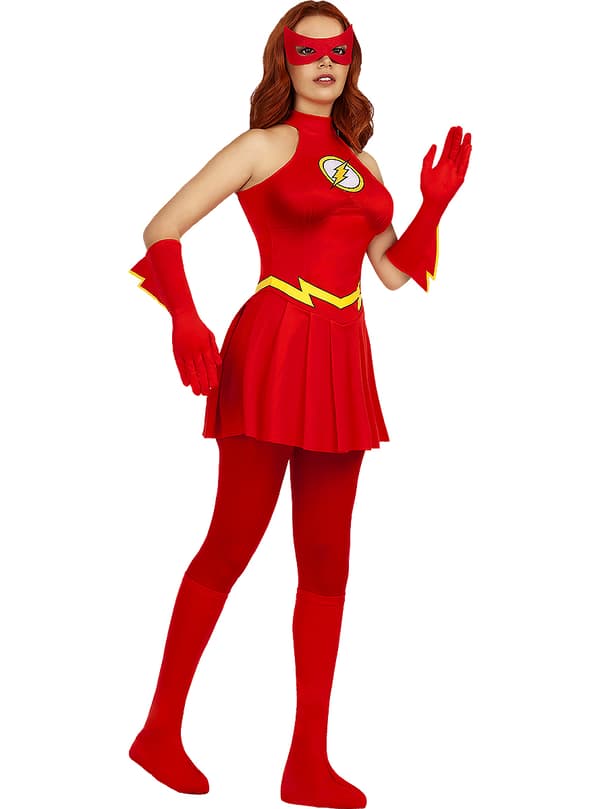 Funidelia | Flash Kostyme OFFISIELL til dame ▶ Superhelt, DC Comics, Justice League