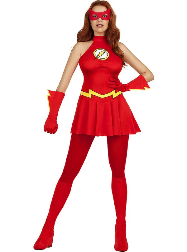 Funidelia | Flash kostume OFFICIELLE til kvinder ▶ Superhelte, DC Comics, Justice League S