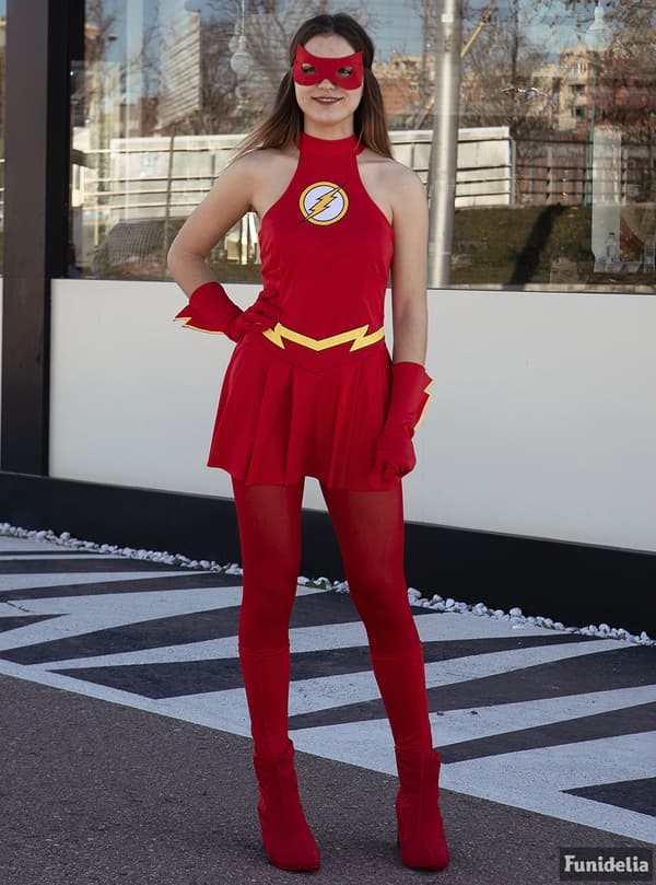 Funidelia | Flash Kostyme OFFISIELL til dame ▶ Superhelt, DC Comics, Justice League