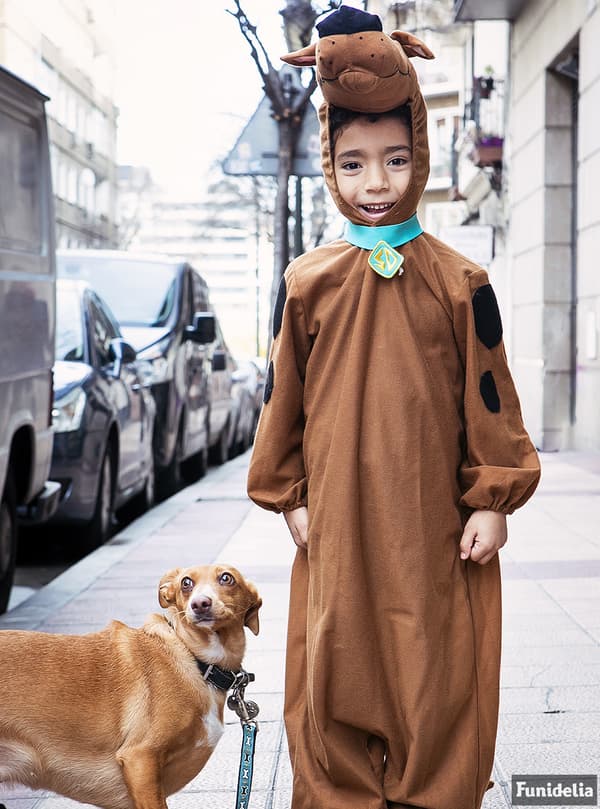 Funidelia | Scooby Doo Maskeraddräkt OFFICIELLA för flicka och pockje ▶ Scooby, Tecknad