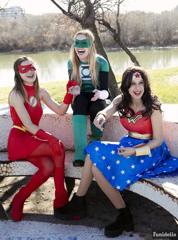 Funidelia | Wonder Woman Maskeraddräkt OFFICIELLA för dam ▶ Superhjältar, DC Comics, Justice League