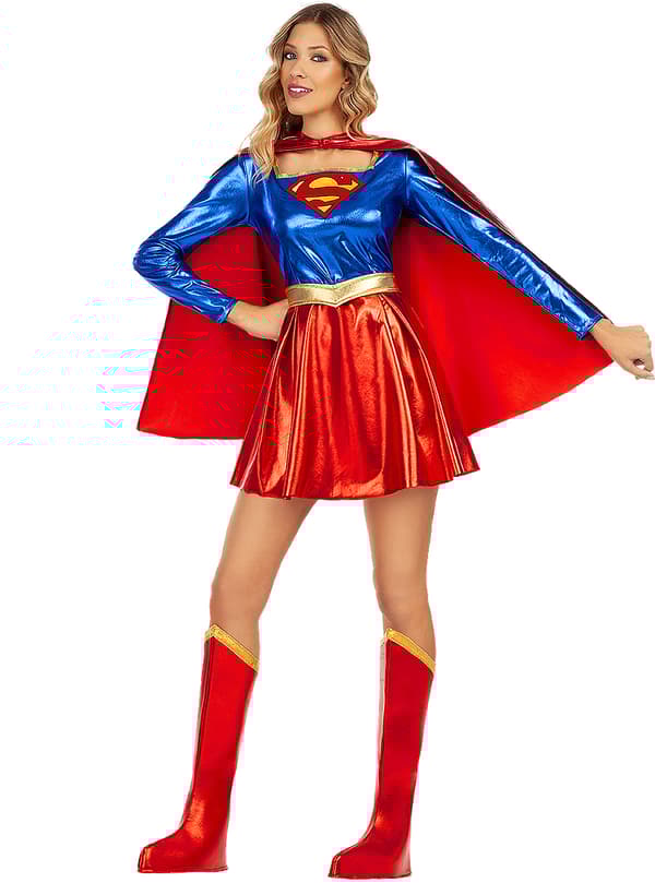 Funidelia | Sexy Supergirl Kostyme OFFISIELL til dame ▶ Kara Zor-El, Superhelt, DC Comics