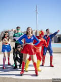 Miniatyrbillede 7 af 11: Funidelia | Sexet Supergirl kostume OFFICIELLE til kvinder ▶ Kara Zor-El, Superhelte, DC Comics