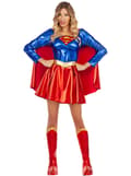 Miniatyrbillede 1 af 11: Funidelia | Sexet Supergirl kostume OFFICIELLE til kvinder ▶ Kara Zor-El, Superhelte, DC Comics