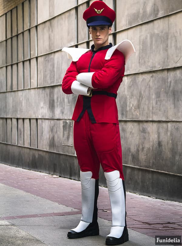 Funidelia | M Bison Maskeraddräkt - Street Fighter OFFICIELLA för herr ▶ Videospel, 80 tals, Arcade - Röd
