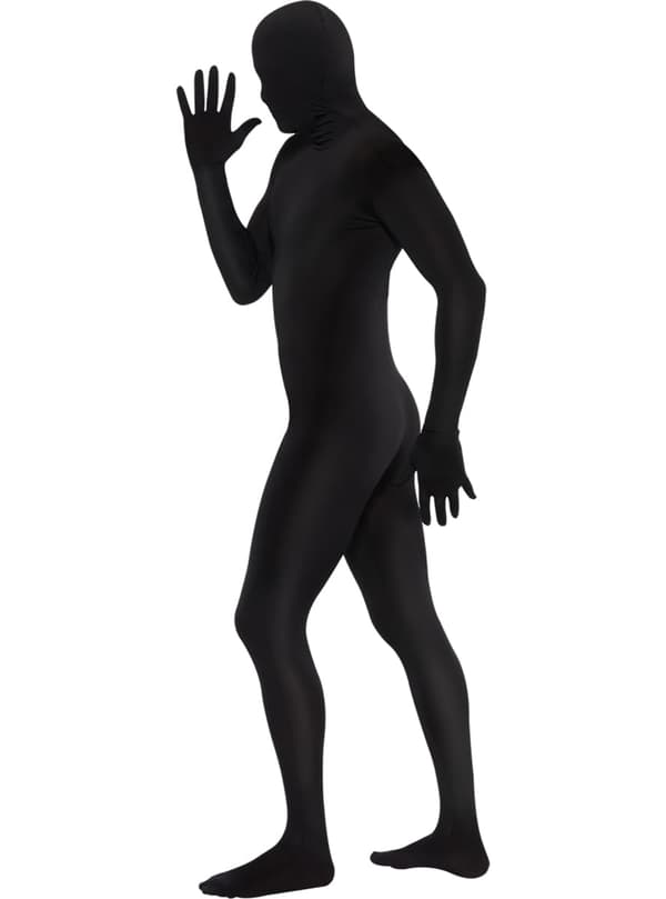 Funidelia | Second Skin kostume i sort til kvinder og mænd ▶ Originalt & Sjovt - Sort