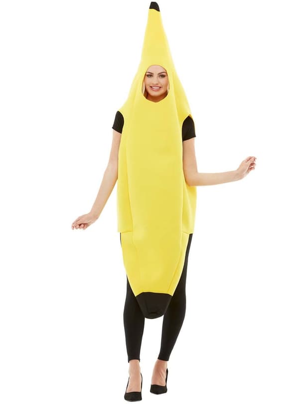 Funidelia | Banan Kostyme til dame og mann ▶ Frukt, Mat - Gul