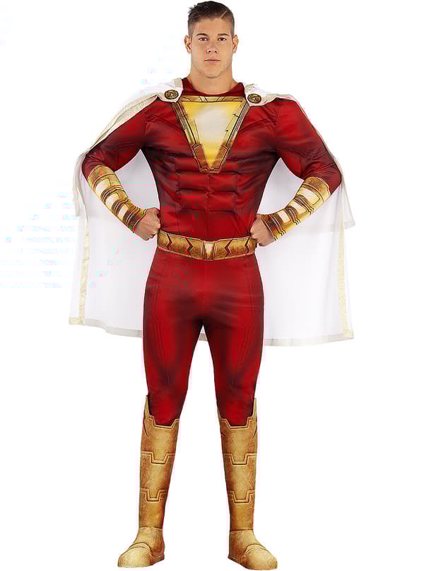 Funidelia | Shazam kostyme OFFISIELL til mann ▶ Superhelt, DC Comics S