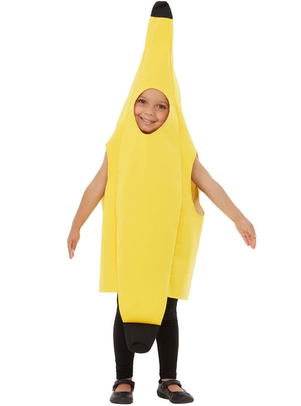 Funidelia | Banan kostume til piger og drenge ▶ Frugter, Mad - Gul 7-12 years